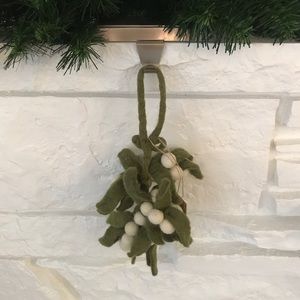 NWT RARE West Elm felt mistletoe